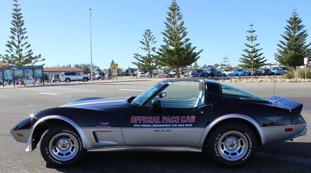 Rons 78 Pace Car Roof off